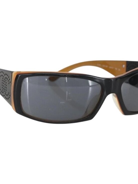 CHANEL Sunglasses plastic Brown CC Auth main image 10